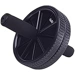 GoFit Dual Exercise Ab Wheel- Roller with Handles,Black,One Size,GF-Dew