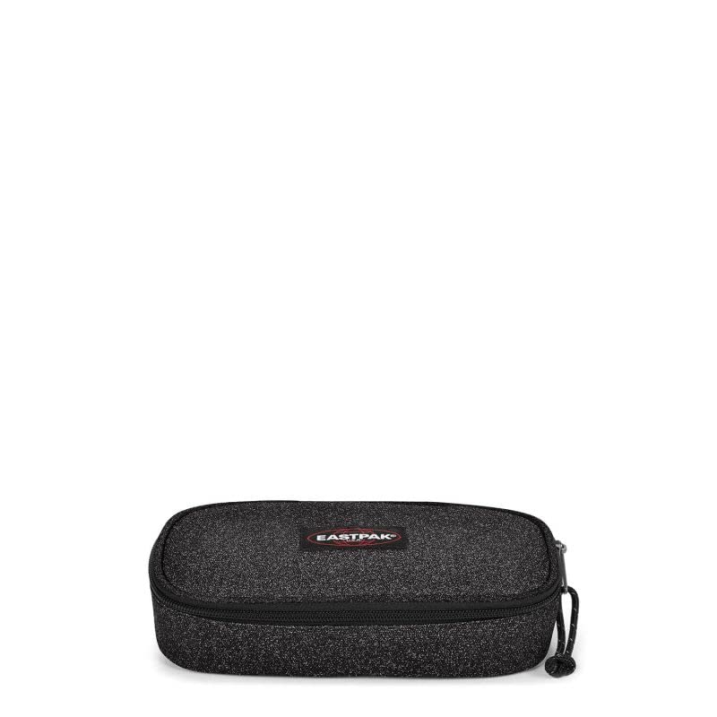 EASTPAK Estuche ovalado de 22 cm, color negro brillante, multicolor, moderno, multicolor, moderno