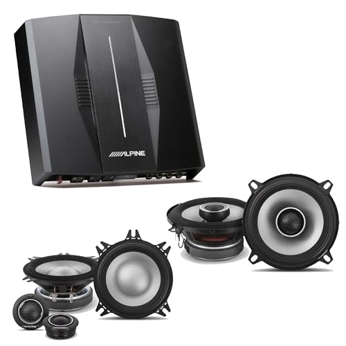 Image of Alpine PXE-C80-88 OPTIM8 8-Channel Hi-Res Digital Sound Processor Amplifier w/ S2-S40C & S2-S50 Bundle