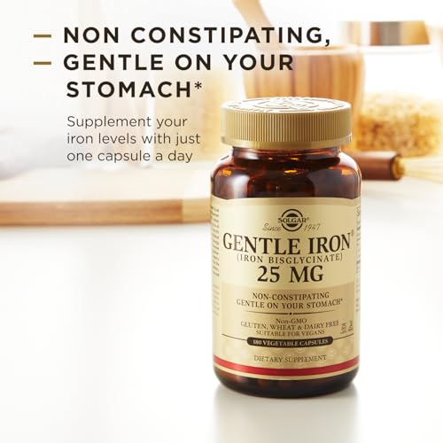 Solgar Gentle Iron, 180 Vegetable Capsules, Red Blood Cell Supplement - image 3