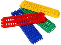 ANPLAST Unisex – Erwachsene Leiter Aufwickler 5 x 17cm Vorfächer Spender Montagen Winder 5 Stück, Rot, Weiß, Blau, Gelb, Grün