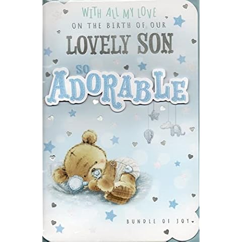 New Baby Boy Card for Wife Cover