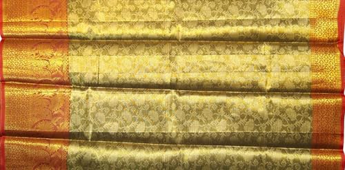 Image of VFCollections Women's Kanchipuram Silk Pure Pattu Sarees With Blouse