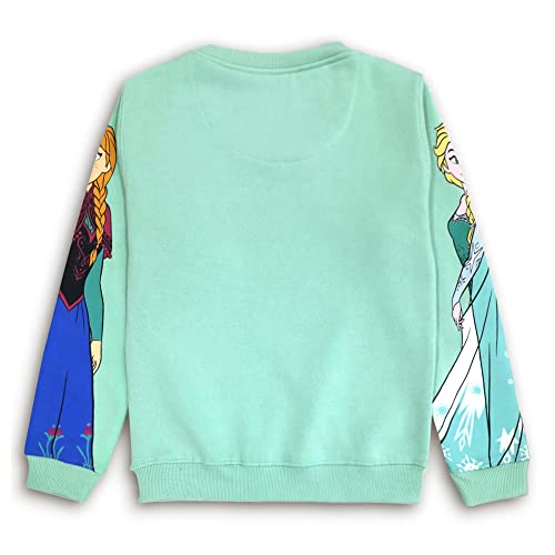 Image of Kidsville Frozen Printed Regular Fit Multicolor Poly Cotton Girl's Sweatshirt