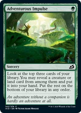 Magic: The Gathering - Adventurous Impulse - Foil - Ikoria: Lair of Behemoths