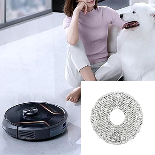 4X Mop Cloth Robotic Vacuum Cleaner Spare Replacement Mopping Cloths Tool Sweeping Parts Compatible for P10/QRevo Fine Fibermaterial Mop Pads Cleaning Cloths Vacuum Cleaner Parts Mop Pad Floor