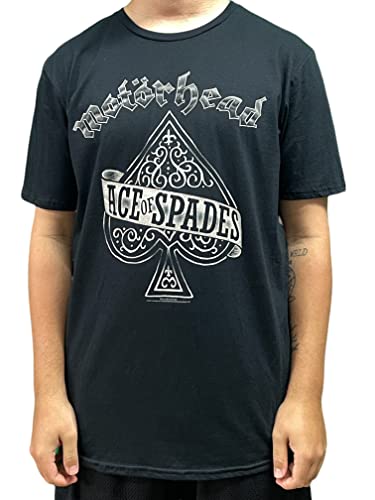 Rock Off - T-shirt Homme Motorhead Ace of Spades - Noir (Black) - Small