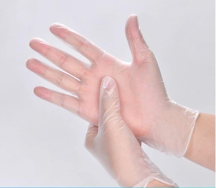 ETSHandpro Gloves For Kitchen Food Handling Food Prep Latex & Powder Free (80 Piece, Large), Transparent, Pack of 1 (B0CQMFPTDD) Amazon Price History, Amazon Price Tracker