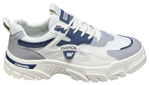 Mens Trend Walking Skate Shoes Athletic Walking Gym Shoes Casual Slip-Resistant Wear-Resistant Sneakers