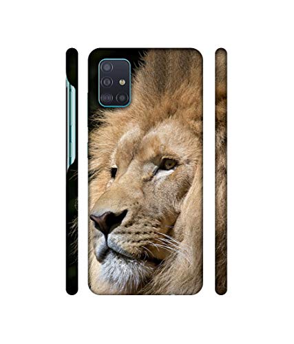 Image of Amazon Brand - Solimo Designer Lion 3D Printed Hard Back Case Mobile Cover for Samsung Galaxy A51