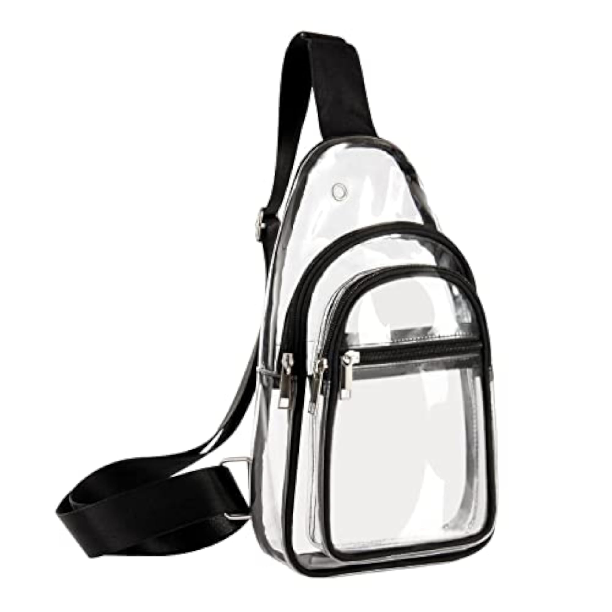 PVC Transparent Chest Bag for Festivals and Cycling