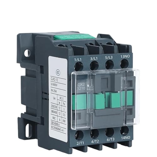 Contacteur électrique industriel CA CJX2 1201 pour stopper les surchauffes de circuit 110V