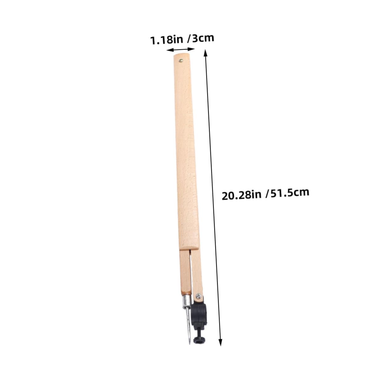 SHINEOFI 3pièces Outil De Dessin Pour Écoles Compas De Mathématiques Pour Tableaux Noirs Fournitures Scolaires Pratiques Compas Modèle Érable Pour De Dessin Et Mesure