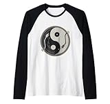 yin yang vinile giradischi collezionista vintage music lover maglia con maniche raglan