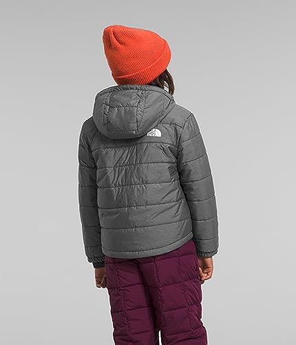 THE NORTH FACE Boys' Reversible Mount Chimbo Full Zip Hooded Jacket, TNF Medium Grey Heather, X-Small3
