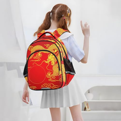 Sac à dos d'école traditionnel chinois cadeau idéal pour adolescent