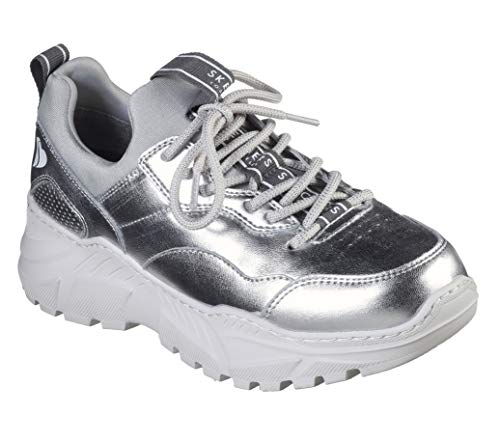 skechers go run 7 silver