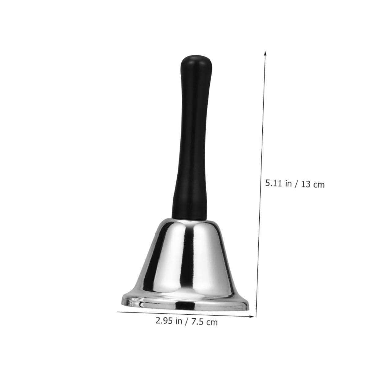 STOBAZA 6pezzi Campane da Tavolo in Metallo Campanello Portatile per Feste Decorazioni Natalizie Campane Campanello Mano per Ristorante e Hotel
