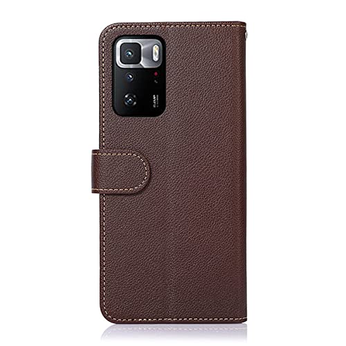 Capa Para Xiaomi Poco X3 GT,Capa Couro PU Macio à Prova de Choque Com Slot Cartão E Suporte Tampa Ma