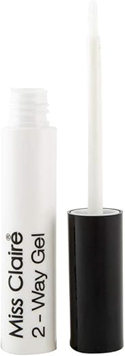 Miss Claire Miss Claire Two Way Gel, White, 8 Milliliters, Brown, 8 ml