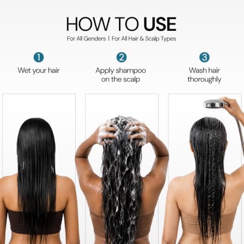Image of Anti Dandruff Shampoo with 6.5% Balanced Active Blend | 2% Zinc Pyrithione, Piroctone Olamine, Tea Tree Oil, Salicylic Acid, Argan Oil & Neem | Dandruff Control, Itchy Scalp & Flake Removal Shampoo for Men, Women, Boys, Girls & Teens | Sulphate Free | 200ml | Clarity Labs