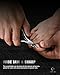 FERYES Toe Nail Clippers for Thick & Ingrown Toenails - Stainless Steel Thick Toenail Clippers for Seniors, Precision Grip Fingernail Clippers for Effortless Trimming - Silver
