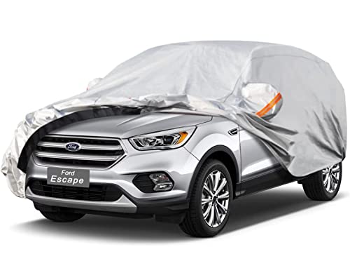 Image of GUNHYI 6 Layer SUV Car Cover Custom Fit Ford Escape (2008-2026) Waterproof All Weather, Heavy Duty Outdoor Snow Sun Rain Uv Protection (Ships from US Warehouse, Delivery 3-8 Days)