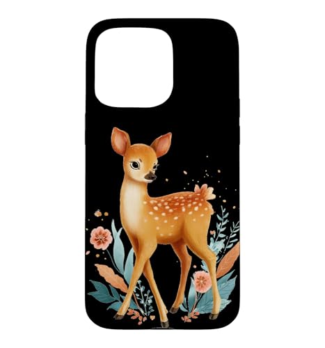 �J���t���ȉԂ̔��������̎q���̃O���t�B�b�N�B �X�}�z�P�[�X iPhone 15 Pro Max �p