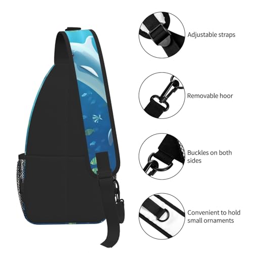 Morrales tipo sling para viaje y senderismo unisex miniatura 7
