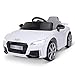 HOMCOM Véhicule électrique Enfant TT RS 12 V 35 W V. Max. 3 Km/h télécommande Effets sonores + Lumineux Blanc