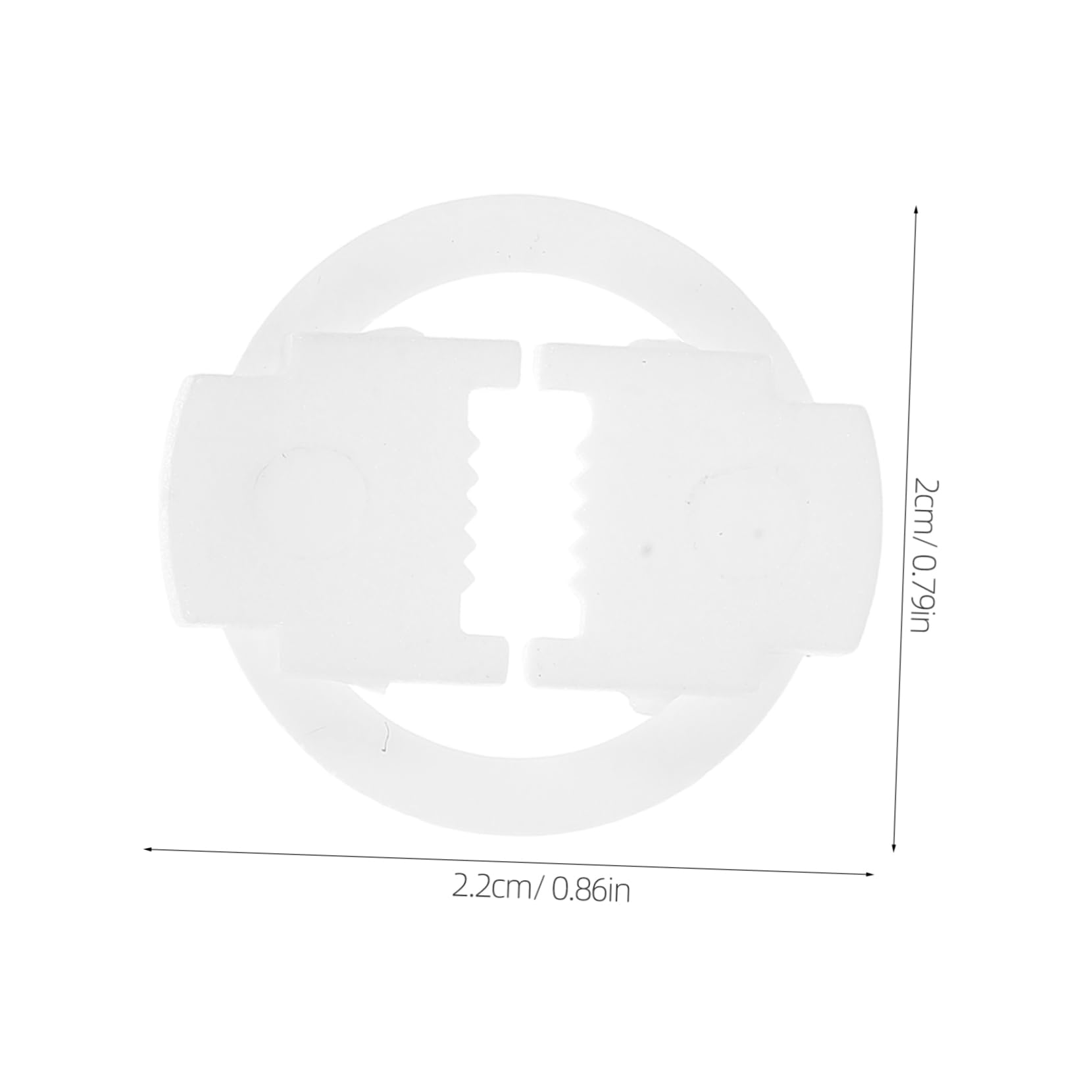 TIDTALEO Patio Light Clips Outdoor Cable Holder Clips 100pcs String Light Fixer Universal Fit