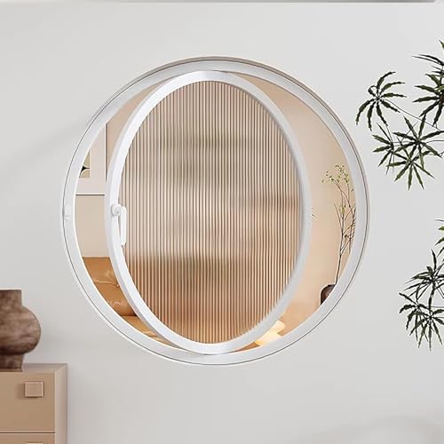 Obrotowe o 360° okno iluminatora ze stopu aluminium – morskie podtynkowe szkło wentylacyjne do łodzi i dekoracji wnętrz 40-100 cm do sypialni i salonu, idealne do projektowania wnętrz i morskich