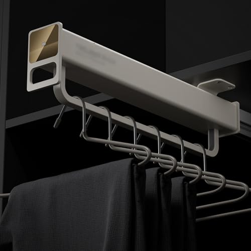 Tringle de penderie coulissante 45cm pour optimiser une armoire peu profonde