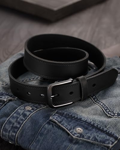 Image of CHAOREN Mens Belts Leather - 35mm Genuine Leather Belt for Jeans - Men Gift for Casual Dress