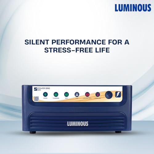 Luminous Power Sine 800 Pure Sine Wave Inverter for Home,Office & Shops | 700VA Inverter | Reliable Power Backup | High Performance | Easy Installation | 36 Months Warranty view 2