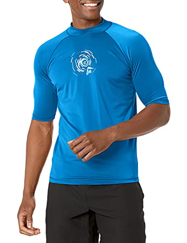 Image of Kanu Surf Men's Fiji UPF 50+ Short Sleeve Sun Protective Rashguard Swim Shirt