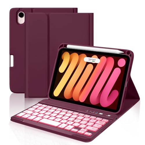 Cousper for iPad mini 7 Keyboard Case A17 Pro 2024/iPad Mini...