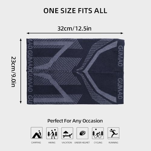 Image of Winter Neck Gaiter Warmer Scarf Cold Weather Windproof Face Mask for Man & Women - Ski Mask for Outdoor Sports