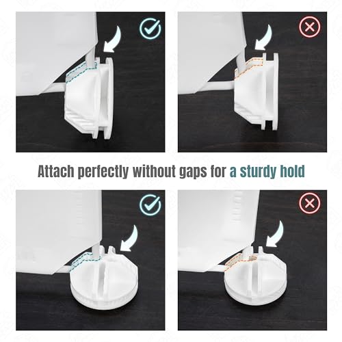 Image of ABOUT SPACE PP Plastic 24 Pair DIY Shoe Rack for Home with Door&Hanger-Portable Shoe Stand-4 Cube Expandable Shelves-Shoe Cabinet for Balcony,Men,Women,Heels,Boots,Loafers,Sneakers,Slippers(White)