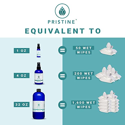 pristine toilet paper spray - as seen on shark tank more natural personal cleansing wipes amp flushable wet wipes alternative spray toilet paper to create flushable wipe original 4 fl oz