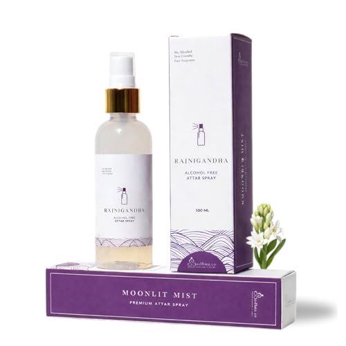 Image of Alcohol-Free Rajnigandha Attar Spray - Natural Long-Lasting Fragrance for All-Day Freshness & Floral Aroma.
