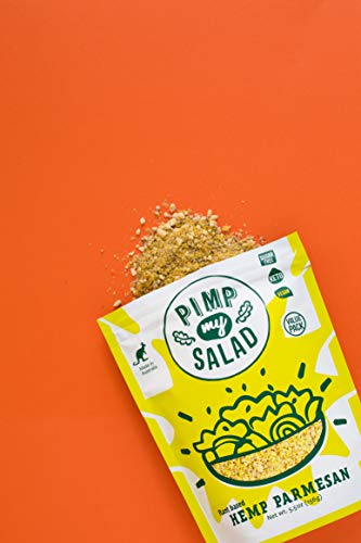 Pimp My Salad Hemp Parmesan | Vegan Cheese | Plant Based SuperFood | Diary Free Alternative | Gluten Free | Low Carb | 2 Value Packs