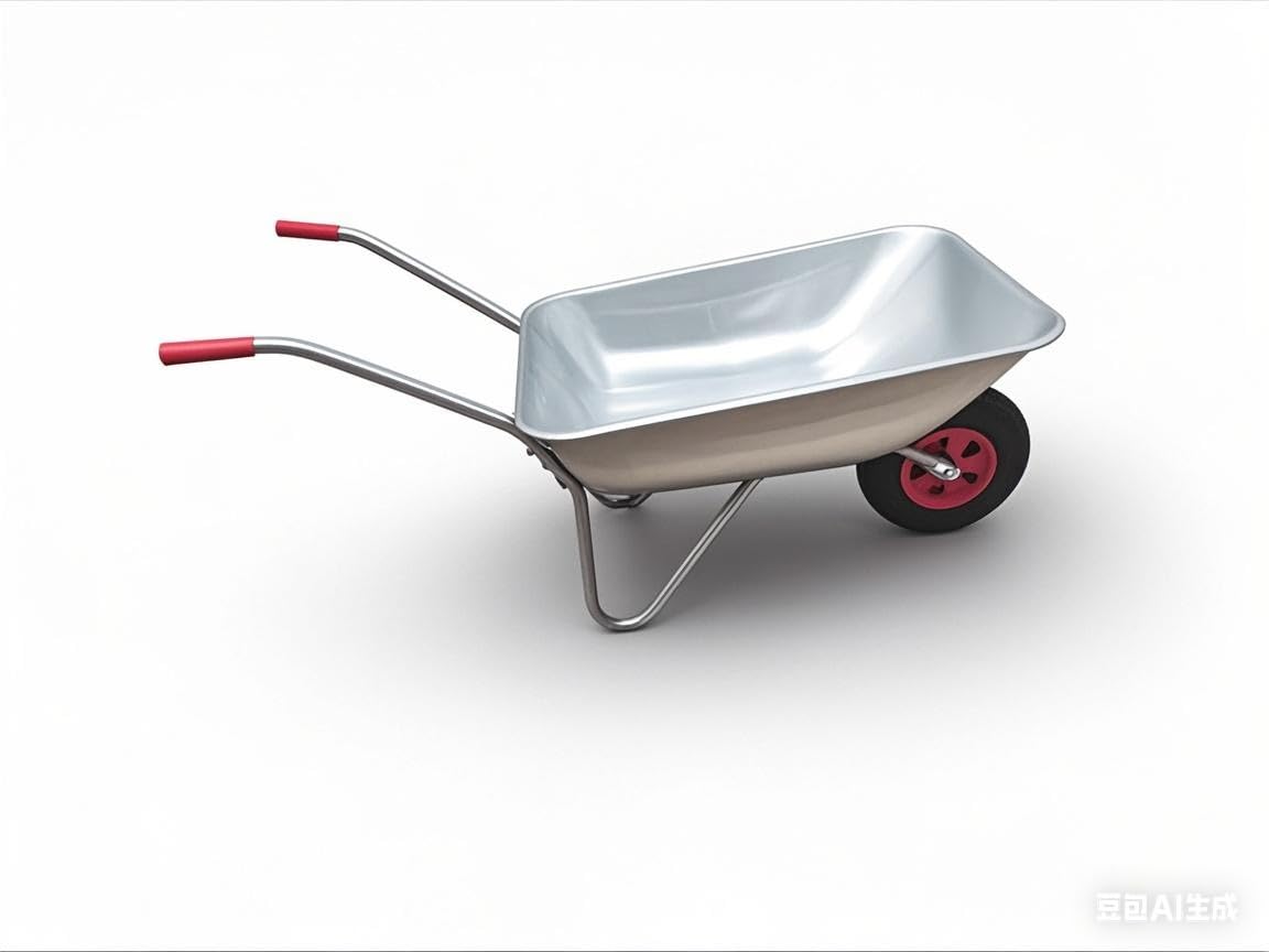 Muttons Galvanised Steel 65L Wheelbarrow