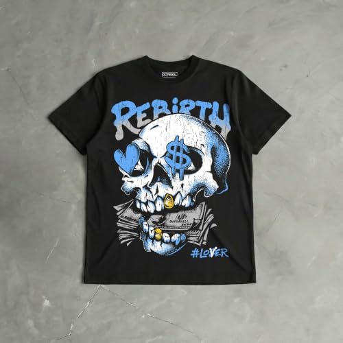 Image of DopeSkill Halloween Graphic Tee Streetwear Hip Hop Hypebeast Unisex T-Shirt Sneaker Colour Matching Shirts Spooky Graphic