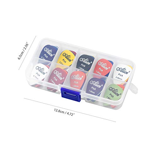 NATEE Lot de 50 Médiators pour Guitare Plectre de Guitare Variété de Jauges avec boîte de rangement (0,58/0,71/0,81/0,96… - Les Beatles, Paul McCartney, John Lennon, RIngo Starr, George Harrison NATEE Lot de 50 Médiators pour Guitare Plectre de Guitare Variété de Jauges avec boîte de rangement (0,58/0,71/0,81/0,96… – Image 3