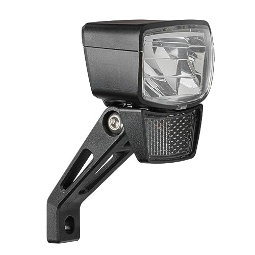 AXA Nxt 80 E-Bike Fahrradlicht – 80 Lux – 6-12 Volt Anschluss – StVZO Zulassung, Schwarz