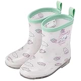 スケーター (skater) レインブーツ シューズ 長靴 子供用 シナモロール サンリオ みるくといっしょ 反射テープ付 15cm RIBT15-A