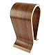Linkidea Holz-Omega-Kopfhörerständer/Holz-Kopfhörer-Aufhänger/Holz-Headset-Halter/Omega-Kopfhörer-Schreibtisch-Display-Aufhänger – Holz-Headsets mit Walnuss-Finish