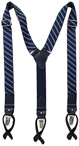 Tommy Hilfiger Men's 32mm Woven School Boy Stripe Suspender