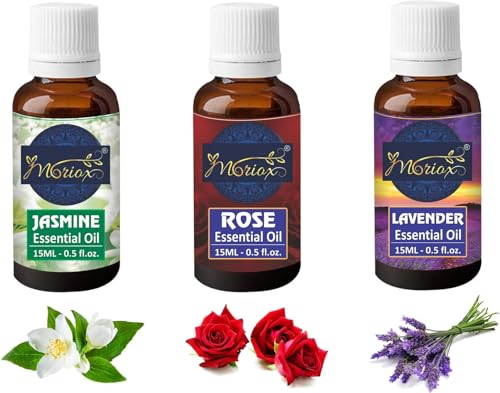 Moriox Essential Oils Set (Rose, Pack of 3 · 15 ml (45 ml total) - Image 2